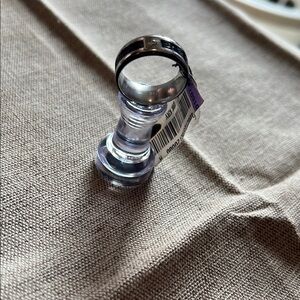 Silver and Black Ring